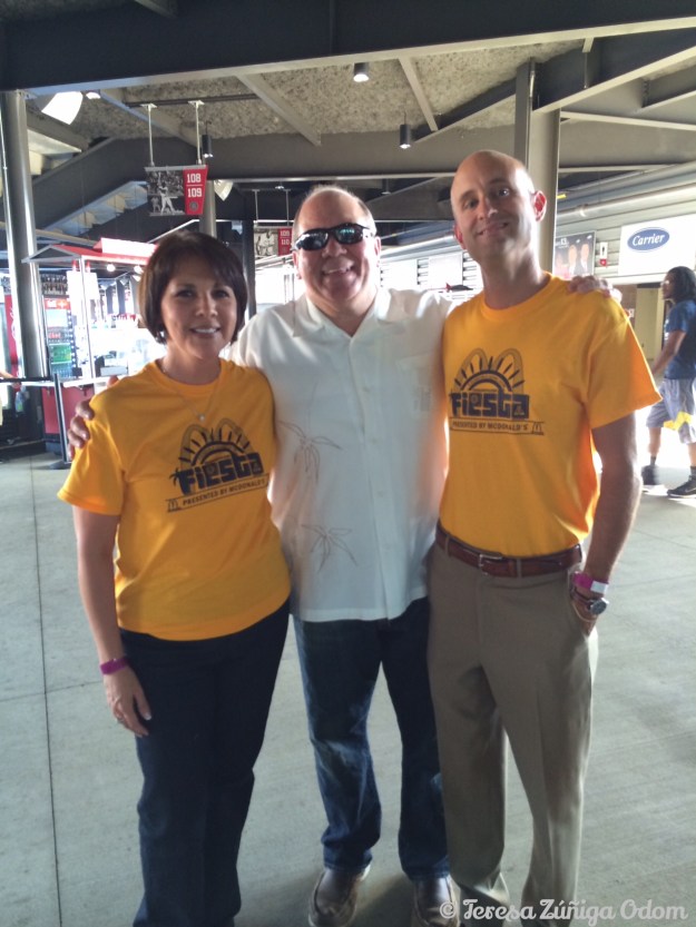 Photo opp with Santiago Negre and Fiesta Board Chair - Matt Ennis!