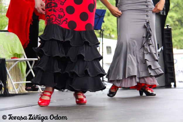 Mosaico Flamenco performs on the Fiesta Coca Cola Main Stage