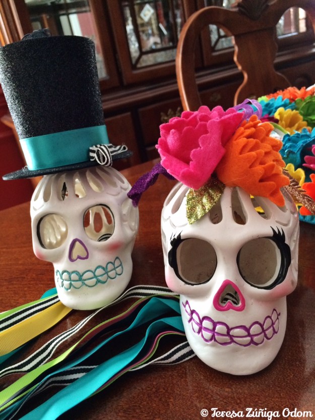 Mr. and Mrs. Sugar Skull! Found at Target this year.