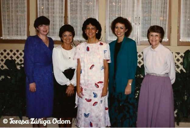 At my lingerie shower in 1985...Luddy is on the far right.