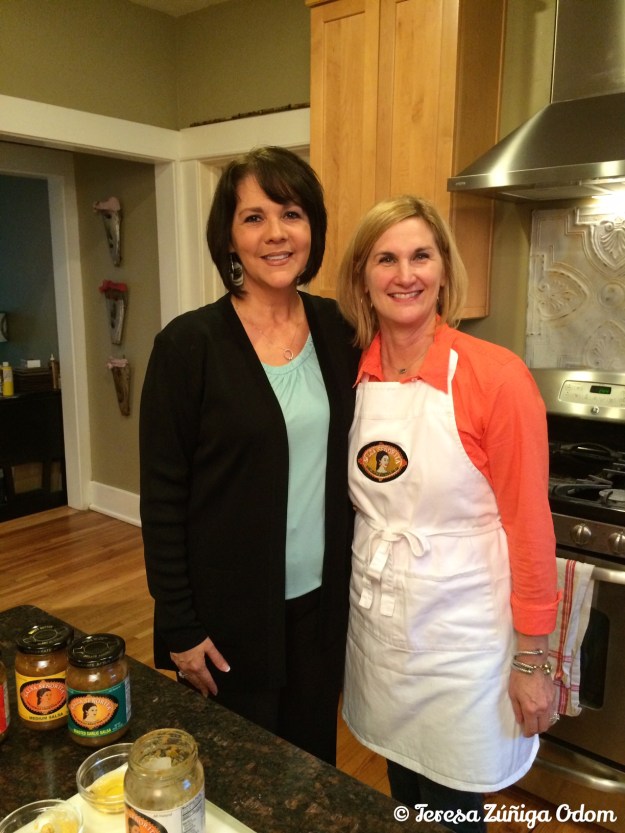 Photo opp with Lori after our salsa slaw segment.