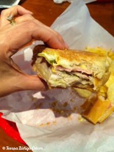 I'm surprised I even got a picture of the sandwich after taking a bite...it was hard not to inhale this deliciousness!