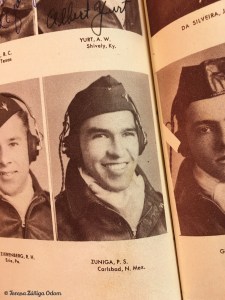 My dad...in flight training