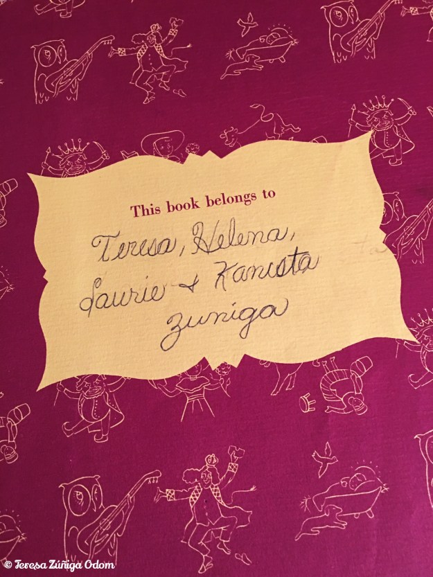 I wrote our names in the book - me and my sisters - in case there was any mistake about who the book belonged to!